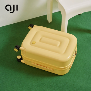 Nouveau produit <span class=keywords><strong>Aji</strong></span> Valise légère à roulettes PC Valise à roulettes de luxe Sac de voyage Valises vintage - Product Image 2
