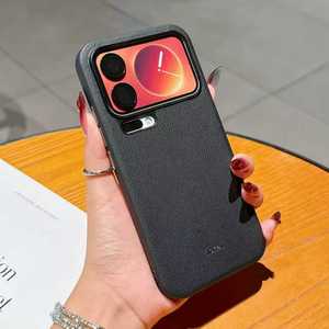 Étui de téléphone portable professionnel KAOU pour Xiaomi 17 Pro Max, en cuir souple TPU de luxe, coque rigide 5G, antichoc, bouton métallique, protection de l'objectif - Product Image 3