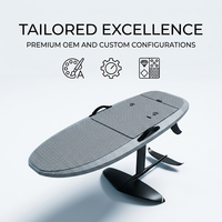 Dernière planche de surf électrique hydrofoil Efoil pour l'exportation B2B, avec deckpad texturé en graphite mat ardoise, pour la navigation, Jetboard Foilboard