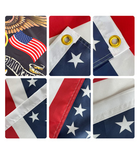 Bandiera Personalizzata USA 250° Anniversario 3x5ft in Poliestere con Occhielli, Design Durevole con Mappa dell'America per il Giorno dell'Indipendenza - Product Image 4
