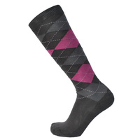 Fournisseur d'équipements équestres de haute qualité, chaussettes équestres classiques élastiques unisexes pour la course hippique, chaussettes équestres
