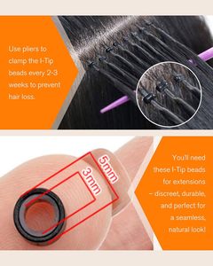 Extensions de <span class=keywords><strong>cheveux</strong></span> I-Tip non-Remy 28 pouces <span class=keywords><strong>noir</strong></span> jais lisses vietnamiennes invisibles à pointes adhésives 50g - Product Image 5