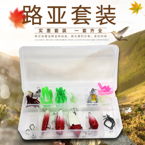 Kit de leurres classiques 54 pièces, leurres souples et durs mixtes, petits leurres minnows, poppers, pour la pêche au bar en eau douce - Product Image 4