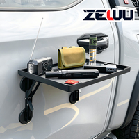 Table pliante magnétique en plastique pour voiture, organisateur multifonctionnel à suspendre latéralement, planche pliante pour camping en extérieur