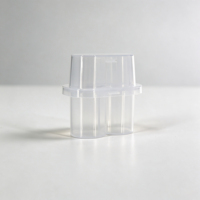 Boîte d'emballage en plastique PP de 3/5/7/10 ml en gros, flacon de stockage de peptides, étui transparent pour poudre lyophilisée, conteneur pour soins de la peau