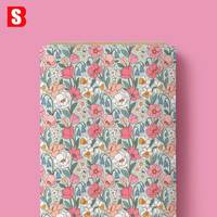Tissu en coton léger et doux Bessi 2026, imprimé numériquement avec de petits motifs floraux attrayants, idéal pour les vêtements d'enfants