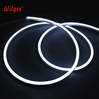 Bande LED en silicone Wilgex SMD2835 10x15mm IP65 Ra90 RGB Garantie 5 ans Sans points noirs Éclairage uniforme Horizontal