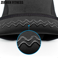 2022 couleur pure noir sport genouillère 5mm 7mm néoprène personnalisé haltérophilie compression fournisseur genouillère orthèse