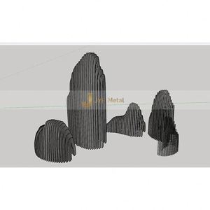 ประติมากรรมรูปทรงดวงอาทิตย์สไตล์อาร์ตเดโค M108 ทำจากสแตนเลส ทนทาน ใช้งานได้หลากหลาย กันน้ำ ติดตั้งบนพื้นกลางแจ้ง ตกแต่งอย่างมีชีวิตชีวา - Product Image 5