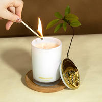 Ensemble diffuseur d'arômes de luxe Mescente, bougie parfumée à la cire de soja, décoration d'intérieur, Noël, Nouvel An, Nouvel An chinois, désodorisant