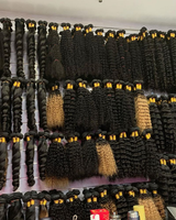 Tissage de cheveux brésiliens 100% naturels Remy vierges en gros, approvisionnement d'usine