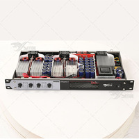 DTD 4 canaux classe D professionnel 4x400W 700W 1000W 1300W 1U amplificateur audio haute puissance