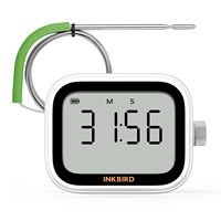 Termometer dapur Digital pengatur waktu burung IKT-031 daging magnetik termometer Pomodoro Timer pengatur waktu dapur untuk produktivitas memasak