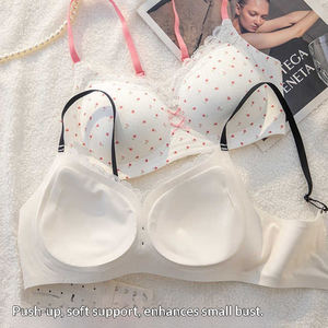 <span class=keywords><strong>Sujetador</strong></span> <span class=keywords><strong>Push</strong></span>-<span class=keywords><strong>Up</strong></span> de Alta Calidad con <span class=keywords><strong>Escote</strong></span> <span class=keywords><strong>Profundo</strong></span> en V para Busto Pequeño, Control de Grasa Lateral, Sexy, Ajustado, Sin Costuras, con Encaje Floral para Mujer - Product Image 2