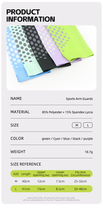 Manicotti <span class=keywords><strong>a</strong></span> Compressione Leggeri ad Asciugatura Rapida con Protezione UV per Basket, Attività all'Aperto e Guida - Product Image 3