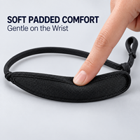 Sangle de poignet réglable pour raquette de padel, cordon de sécurité détachable en nylon durable, cordon de remplacement avec logo personnalisé pour raquette de tennis