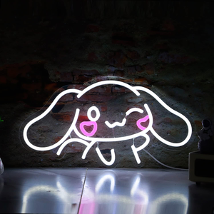 Letrero de Neón Moderno Personalizado de Acrílico con Diseño de Cinnamoroll, Alimentado por USB, Decoración de Pared para Dormitorio Infantil, Regalo de Cumpleaños - Product Image 5