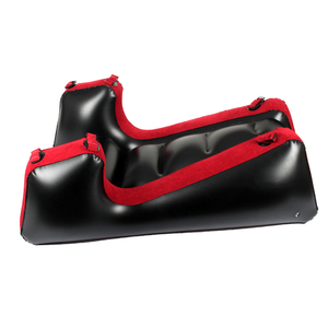 โซฟาเป่าลม BANSEY สำหรับกิจกรรมทางเพศ พร้อมที่กางขา  แบบมีสายรัด  สีดำ - Product Image 2
