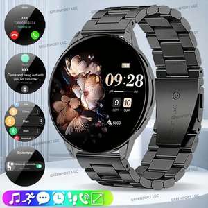 TEMU Smartwatch Sportivo da Esterno T10 con Cardiofrequenzimetro, Contapassi, Monitoraggio del Sonno, Chiamate, Compatibile iOS, Impermeabile - Product Image 3