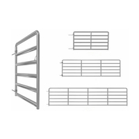 Fourniture d'usine de tuyaux en acier personnalisés, panneaux de Corral de cheval en métal/panneaux de clôture de bétail