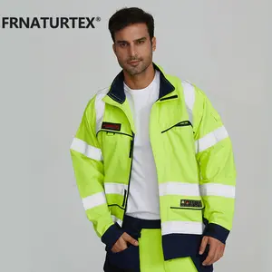 FRNATURTEX fire safety workwear jacket fire resistant mining coat workwear jacket for mining industry