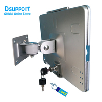 Support mural en aluminium pour iPad 10.2 / iPad Pro 10.5, support de tablette à mouvement complet avec verrouillage