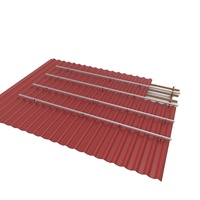 Kit de montage de panneaux solaires pour toit en tuiles, rails de montage pour panneaux solaires, supports de montage pour panneaux solaires pour systèmes photovoltaïques, système d'énergie solaire