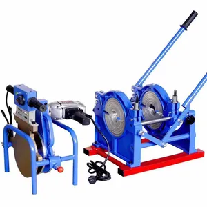 HDPE boru bağlantı KAYNAK MAKINESİ 20-1000mm sıcak eriyik kaynakçı çin üretimi popo füzyon makinesi