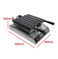 Tianze usine Offre Spéciale électrique Mini poisson gaufre cône fabricant gaufre gâteau boulanger 14 pièces japonais poisson en forme de petite Machine Taiyaki
