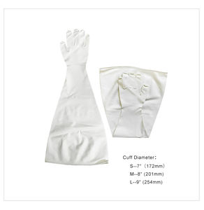 Sarung tangan kotak Glovebox Lab kualitas tinggi sarung tangan Drybox kontainer nitril putih tahan kimia - Product Image 5