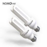 NOMOY PET Reptile Accessoires 13W 23W UVB2.4 Lampe fluorescente compacte en forme de U pour toutes sortes d'oiseaux captifs