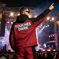 Veste à capuche Rainbow Spray, nouveau design, color block personnalisé, impression sérigraphique motif guitare, coupe ample, zippée, pour concert et sport