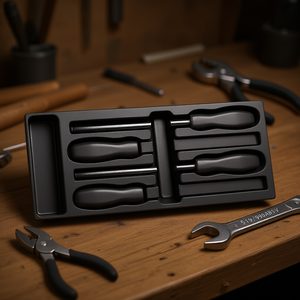 <b>Tool</b> <b>Storage</b> Tray For Screwdrivers 519/990AB1V Organizer With Compartments - Product Image 3