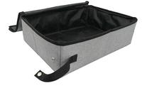 Bac à litière de voyage portable pliable en tissu imperméable, sac de transport et de rangement pour animaux de compagnie pour les sorties en plein air