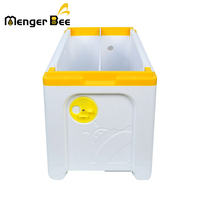 Nueva Caja de Cría de Abejas Reina MengerBee Langstroth Aislada Blanca con Alimentador Superior de Poliestireno Expandido (EPS) y Partición de Espuma de PVC