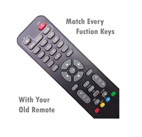 Paquete de 2 controles remotos universales Sun Direct compatibles con decodificador DTH, diseño de fácil agarre, control remoto de TV, fácil de reemplazar