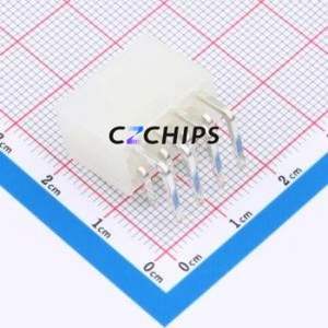 HC-5557-2*4AW Wire-to-Board Pin Header Bent Lead Through Hole,P=4.2mm Connector 2x4P 4.2mm Right Angle Insert Mini-Fit (MX 4.2) - Product Image 2