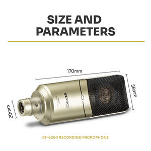 Micrófono <span class=keywords><strong>de</strong></span> condensador profesional a prueba <span class=keywords><strong>de</strong></span> sonido, micrófono <span class=keywords><strong>de</strong></span> grabación, producción <span class=keywords><strong>de</strong></span> música <span class=keywords><strong>en</strong></span> <span class=keywords><strong>casa</strong></span>, Equipo <span class=keywords><strong>de</strong></span> <span class=keywords><strong>Estudio</strong></span>, conjunto completo <span class=keywords><strong>de</strong></span> micrófono, para <span class=keywords><strong>estudio</strong></span> - Product Image 3