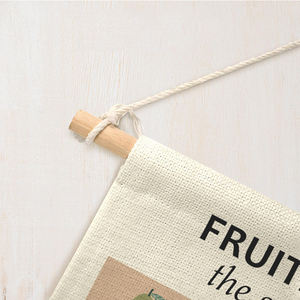 لافتة قماشية فارغة مخصصة مع شرابات أنيقة قاعدة سادة مثالية للتجميل تصنعها بنفسك معلقة على الحائط الفريدة للاحتفال - Product Image 3