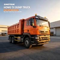 Camion benne lourd diesel Sinotruck Howo TX 6x4 de haute qualité, prix usine Chine, LHD