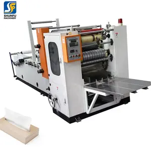 Automatic Square paper machine facial tissue machine napkin facial tissue paper folding machine