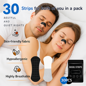 Bandes nasales anti-ronflement personnalisées avec logo, bandes magnétiques pour le nez, kits de démarrage, tissus non tissés, apaisantes, oxygénantes, augmentant l'apport en oxygène - Product Image 2