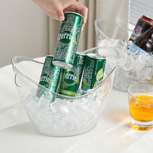 Seau à glace en plastique de haute qualité pour bars, restaurants, bières, vins, champagnes ou autres boissons – Idéal pour les fêtes – Vente en gros - Product Image 2