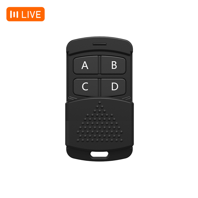 Modern Garage Door Gate 4 Buttons 315Mhz RF Duplicator Learning Code Control Switch Remote for Garage Door Gate Opener