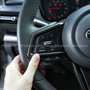 Moldura Superior para Volante de SUBARU 2022+ WRX VAB VAF, Material de Fibra de Carbono Seca de Alta Calidad - Product Image 4