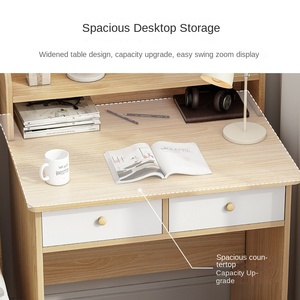 Escritorio sencillo para estudiantes, para casa, apartamento, dormitorio, ordenador, escritorio para estudio pequeño, práctico para todos los entornos - Product Image 4