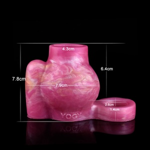 Anillo Vibrador de Silicona con Control Inalámbrico YOCY para Agrandamiento del Pene, Funda para Pene Elástica, Juguetes Sexuales para Masturbación Masculina - Product Image 6
