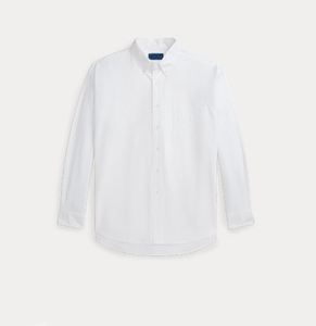 Chemise à manches longues pour homme, Ralph Lauren, style vintage, décontractée, sportive, respirante, coupe ajustée, luxe. - Product Image 5