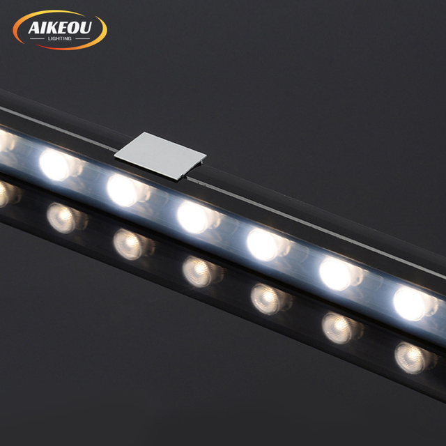 Outdoor IP66 Black Color Architectural Wall Washer Light New Design with LED Waterproof Silicone Flexible Linear Wall Light