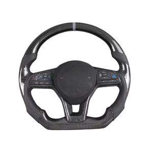 <span class=keywords><strong>พวงมาลัย</strong></span>หุ้มหนังคาร์บอนไฟเบอร์แบบฟอร์จพร้อมระบบทำความร้อน สำหรับรถยนต์นิสสัน เอ็กซ์เทรล ซิลฟี่ เซนทรา อัลติมา ปี 2019 2020 2021 2022 2023 2024 - Product Image 6